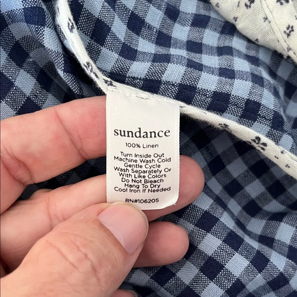 Sundance‎ Blue Checkered Blazer